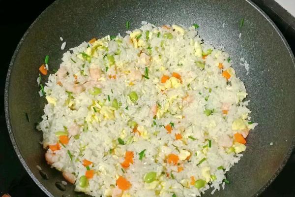 虾仁时蔬蛋炒饭的做法图解16