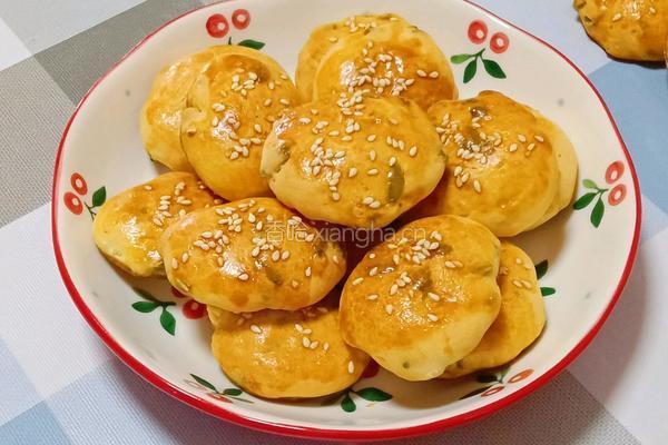 南瓜籽小饼的做法图解14