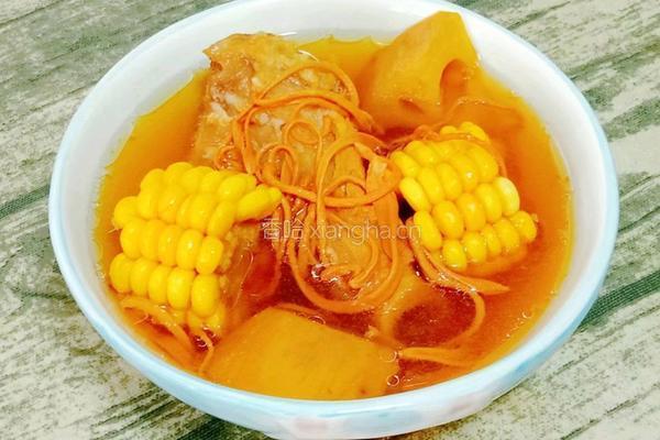 虫草花猪骨汤的做法图解14