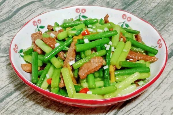 蒜苔炒牛肉的做法图解15