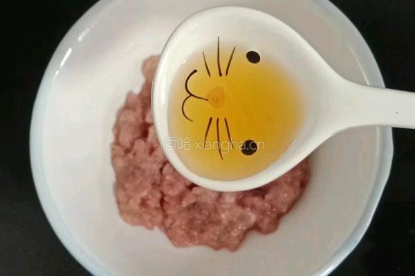 肉末蒸蛋的做法图解2