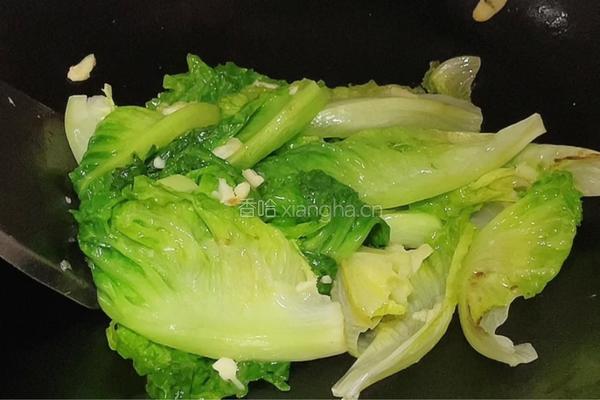 清炒生菜的做法图解5