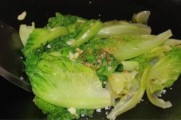 清炒生菜的做法图解8