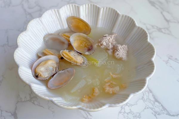 冬瓜虾米花蛤汤的做法图解14