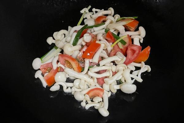 番茄海鲜菇汤的做法图解6