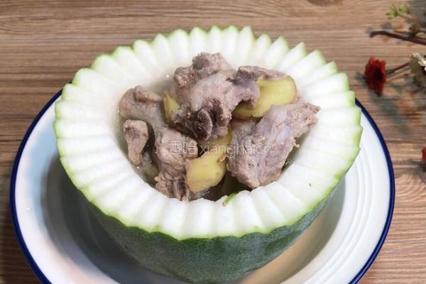 养生排骨冬瓜盅的做法图解8