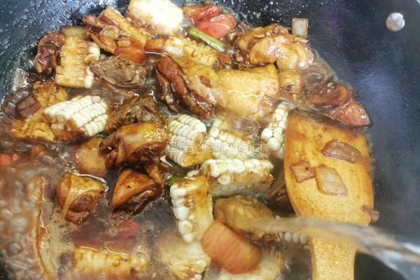番茄玉米鸡块的做法图解10