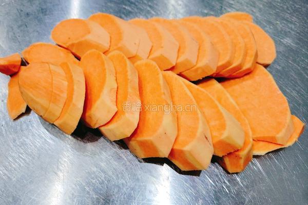 红薯糯米饼的做法图解2