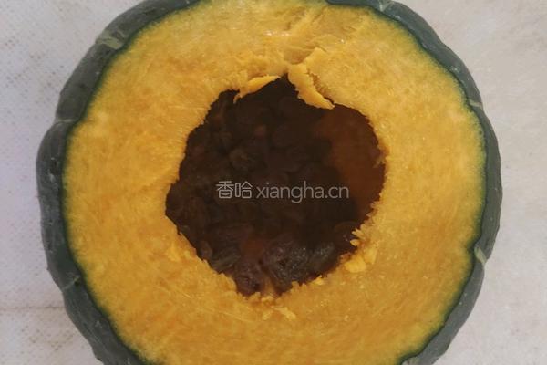 羞羞的南瓜盅的做法图解2