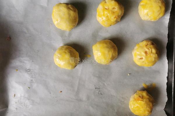 芋泥肉松蛋黄酥（蛋挞皮版）的做法图解7
