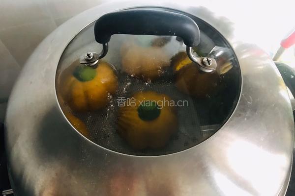不加水的一发蓬松柔软南瓜馒头的做法图解9