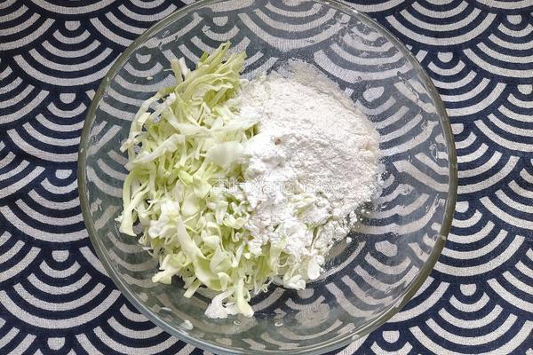 圆白菜鸡蛋饼的做法图解4