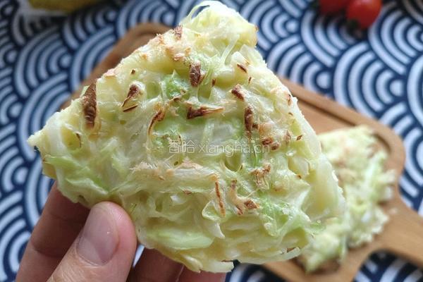 圆白菜鸡蛋饼的做法图解8