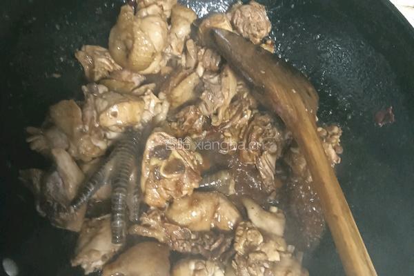 毛豆烧鸡的做法图解4