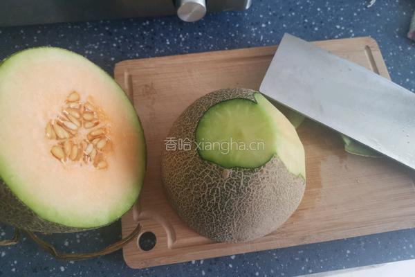 自制哈密瓜馅的做法图解1