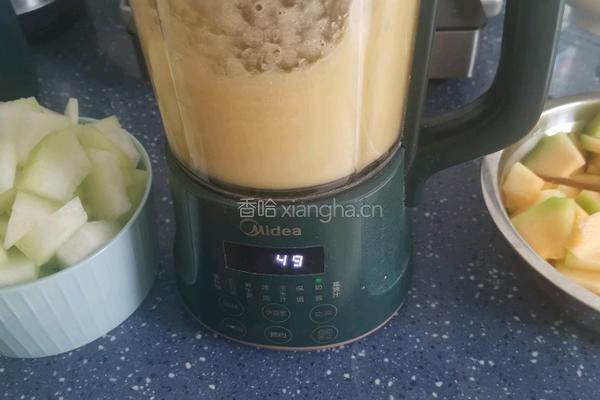 自制哈密瓜馅的做法图解4