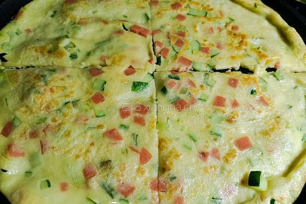 火腿鸡蛋软饼－神奇的面粉的做法图解5