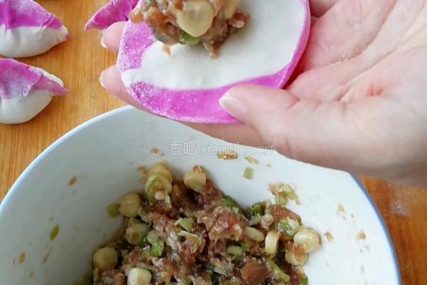 彩色水饺的做法图解13