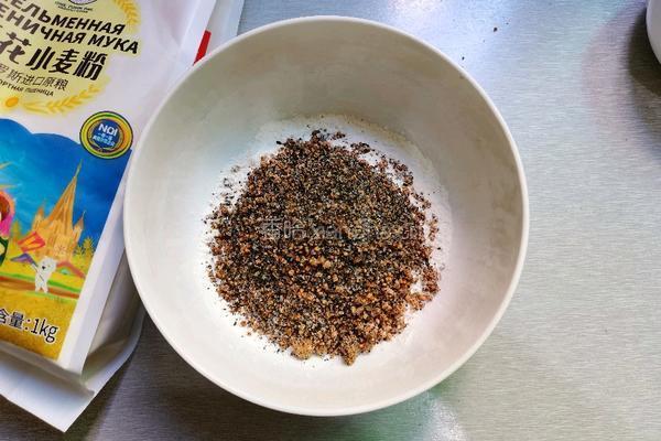 花生芝麻面饼的做法图解3