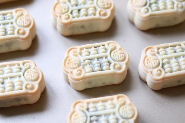 无糖浆绿豆月饼的做法图解10