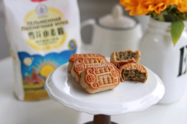 无糖浆绿豆月饼的做法图解13