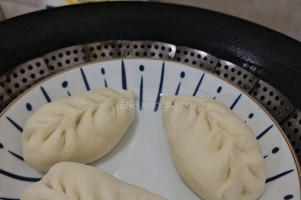 柳叶素馅包子的做法图解13