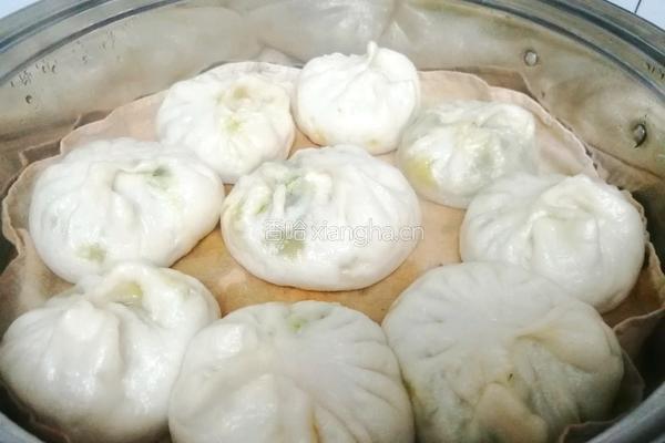 韭菜鸡蛋包子的做法图解11