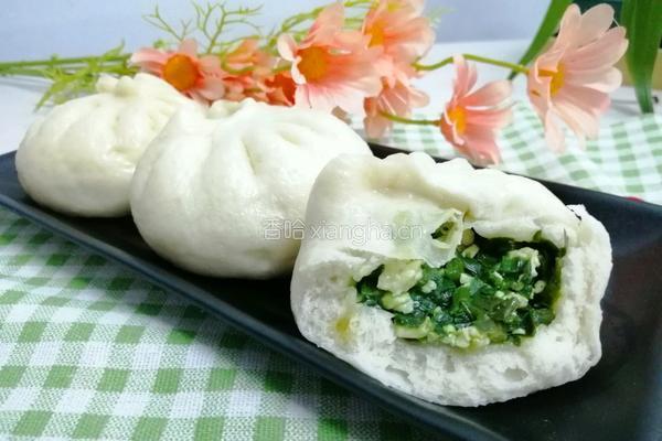 韭菜鸡蛋包子的做法图解12