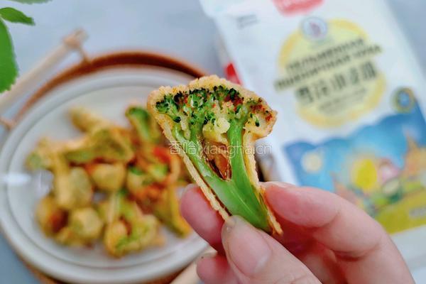 脆皮西兰花的做法图解15