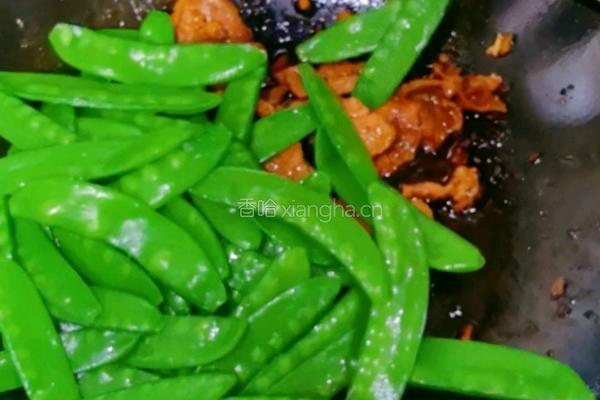 肉炒荷兰豆的做法图解11