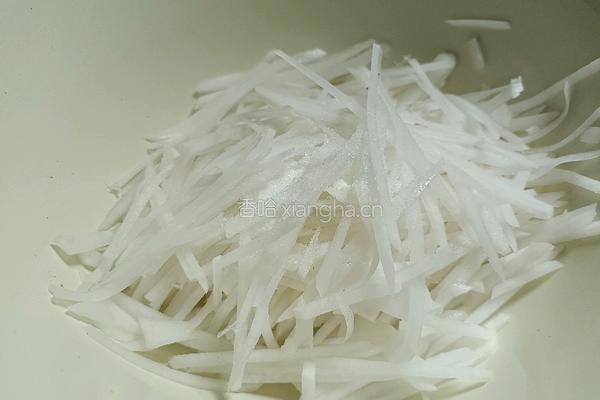萝卜丝肉饼－神奇的面粉的做法图解2