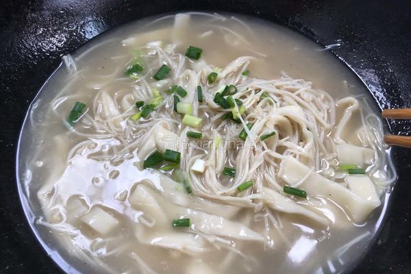 金针菇汤面-神奇的面粉的做法图解11