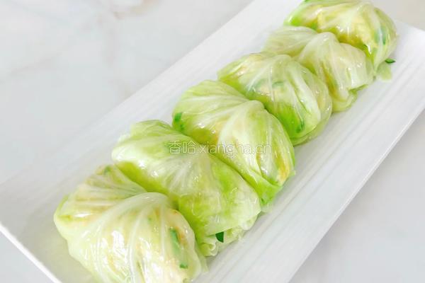 低脂低卡～包菜鸡丝卷的做法图解9