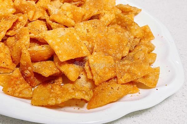 饺子皮锅巴的做法图解8