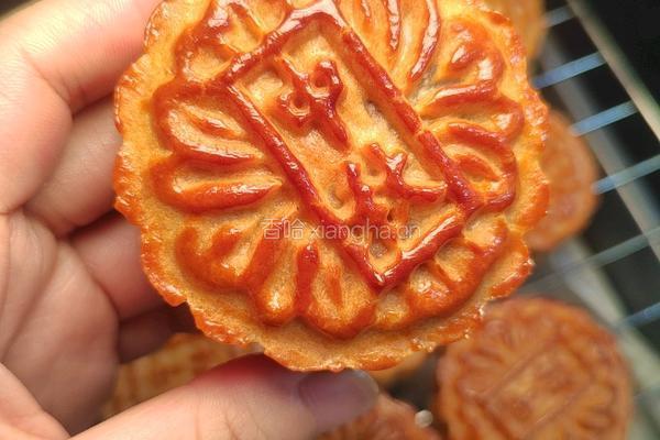 自制坚果蛋月烧月饼的做法图解27
