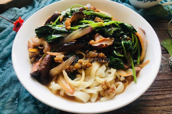 香菇肉拌面-神奇的面粉的做法图解16