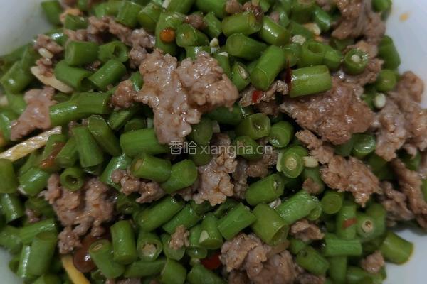 豆角炒肉