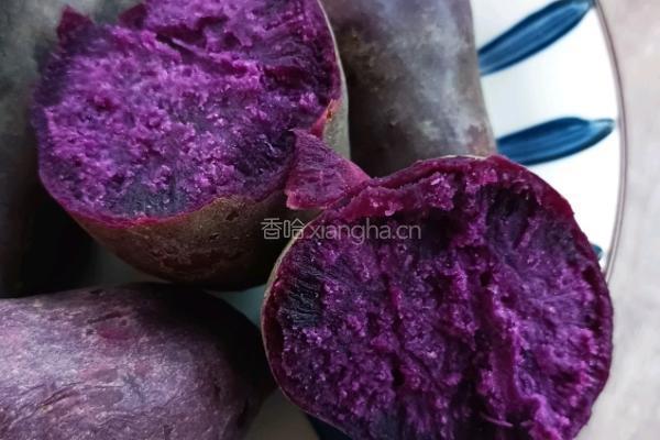 紫薯饼的做法图解2