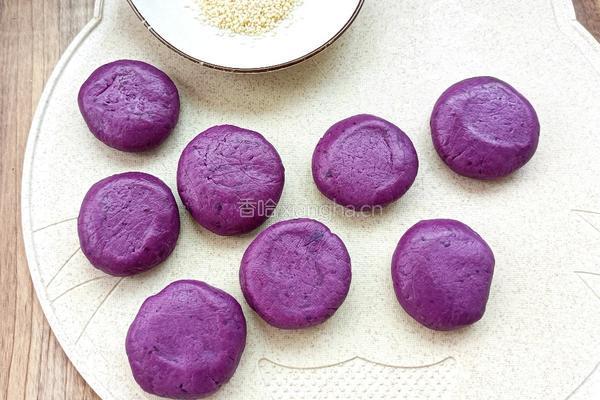 紫薯饼的做法图解12