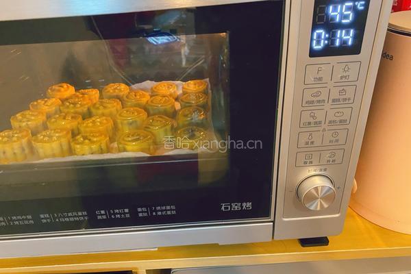 蛋黄豆沙馅月饼+五仁月饼的做法图解22