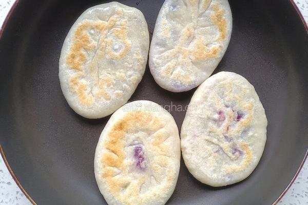 紫薯奶酪饼的做法图解15