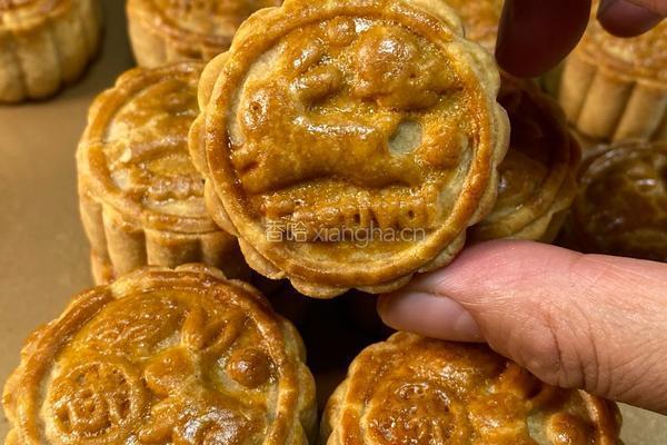 酥皮五仁月饼的做法图解11