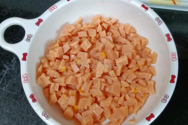火腿鸡蛋饼的做法图解2