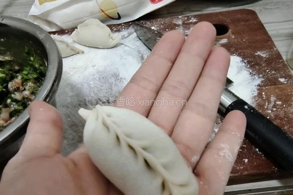 猪肉韭菜饺子的做法图解20