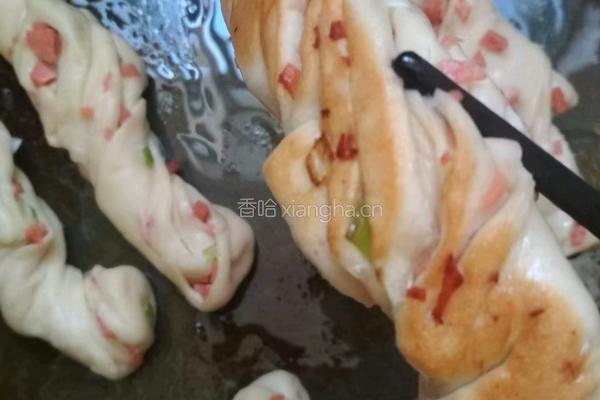 油煎火腿卷的做法图解15