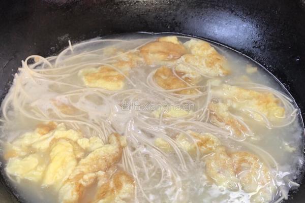 苋菜鸡蛋汤面的做法图解6