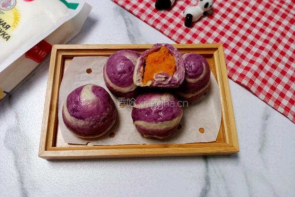 紫薯旋风红薯包的做法图解16