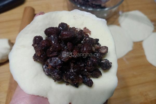 奶香红豆饼的做法图解6