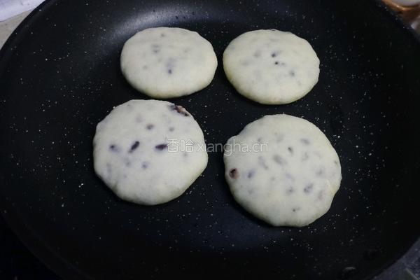 奶香红豆饼的做法图解9
