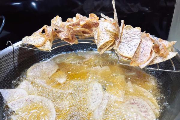 炸芋头片的做法图解5